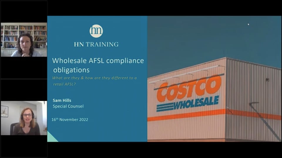 Wholesale AFSL Compliance Obligations – What are they and how are they different to a retail AFSL?