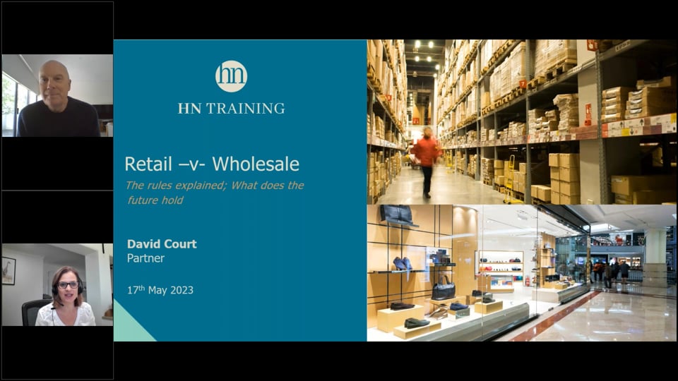 Retail -v- Wholesale – the rules explained.  What does the future hold?