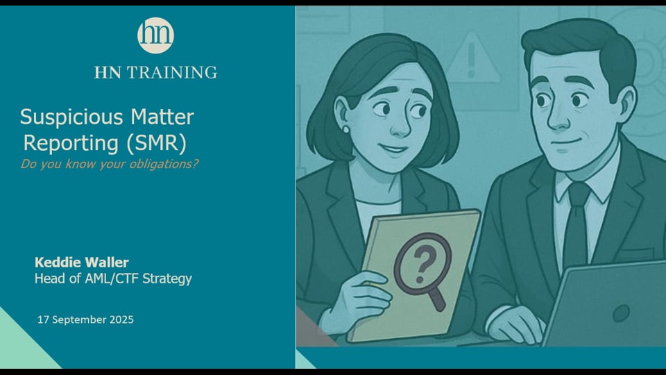 Suspicious Matter Reporting – Do you know your obligations?
