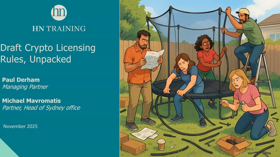 Draft crypto licensing rules, unpacked – 3 November 2025