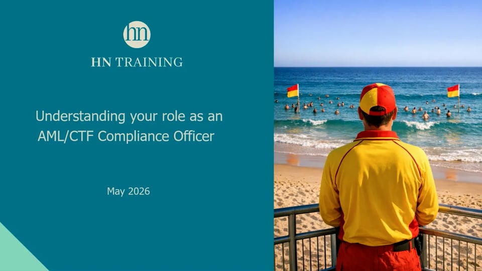 AML/CTF Compliance Officer Role-Specific Training