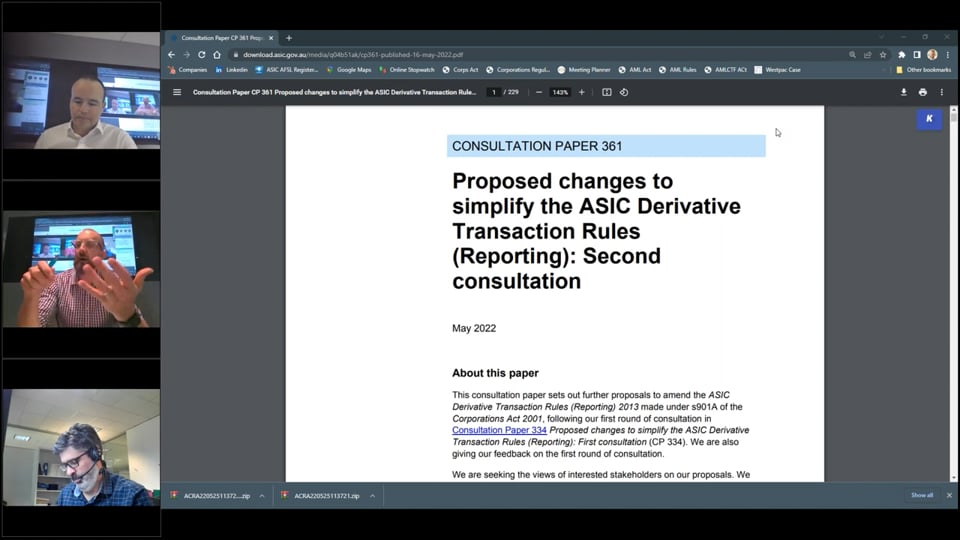 Derivatives Compliance Forum – 26 May 2022