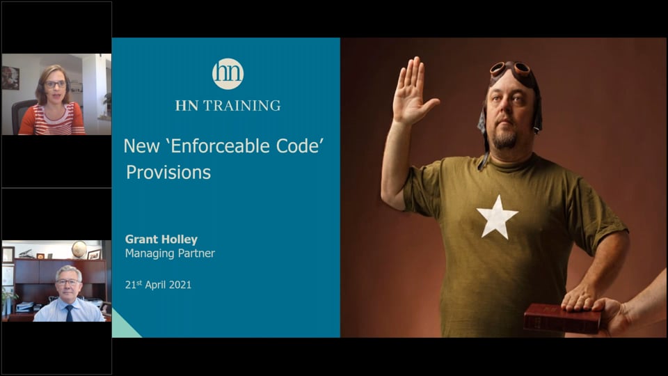 Code Provisions & Enforceability