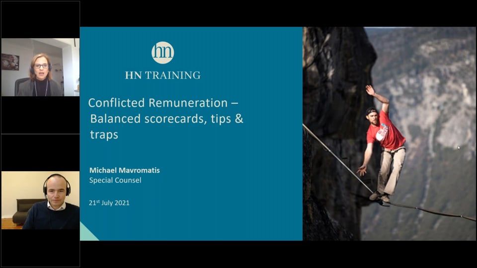 Conflicted Remuneration – Balanced scorecards, tips & traps