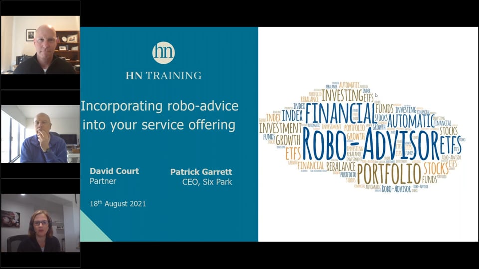 Incorporating Robo-Advice into your Service Offering